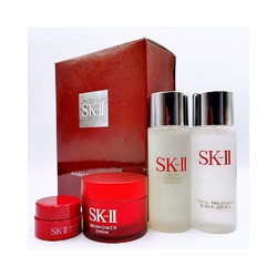 SK-II 护肤套装（神仙水30ml+清莹露30ml+大红瓶15g+眼霜2.5g）