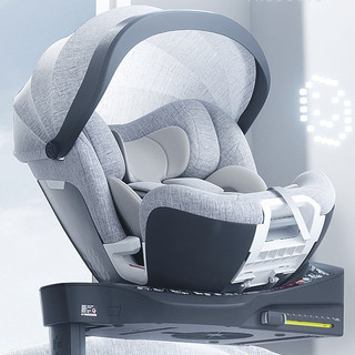 babyFirst 宝贝第一 灵悦系列 儿童安全座椅 标准版 0-7岁 北极灰