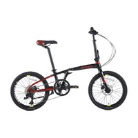XDS 喜德盛 K3.2 折叠自行车 黑红色 20英寸 10速