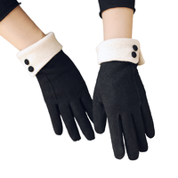 MISMEMO 女士手套 T232 静默黑