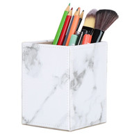 LEADLAND 利蓝 A225 方形笔筒 大理石纹