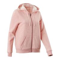 DECATHLON 迪卡侬 Jacket 500 Gym Hood W 女子运动夹克 8561252 粉色 L