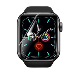 SMARTDEVIL 闪魔 apple watch4/5/se手表膜iwatch6曲面全屏覆盖软膜贴膜 曲面全屏软膜2片装