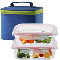 SUPOR 苏泊尔 TK2003E 保鲜盒套装 1010ml+960ml 透明盖