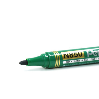 Pentel 派通 N850 圆头油性记号笔 绿色 单支装