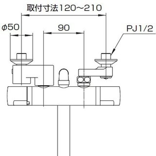 SANEI 三荣水栓 SK18520S9-13 恒温龙头花洒套装