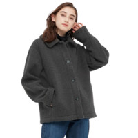 UNIQLO 优衣库 女士短外套 442884 深灰色 S