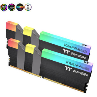 Thermaltake 曜越 钢影ToughRam RGB 16G(8Gx2)内存 魔力黑 4400