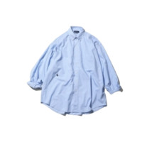 NAUTICA 诺帝卡 白帆系列 男女款长袖衬衫 WW1406 条纹蓝 XL