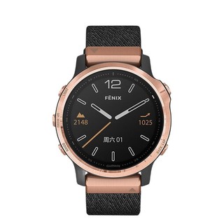 GARMIN 佳明 Fenix 6S Pro 运动手表 010-02159-8D 玫瑰金/黑色 51mm