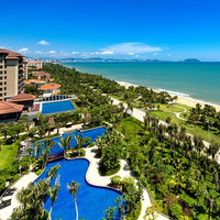 暑期中秋不加价！君澜三亚湾迎宾馆 海景房2-3晚套餐（含早+正餐+下午茶+鸡尾酒）