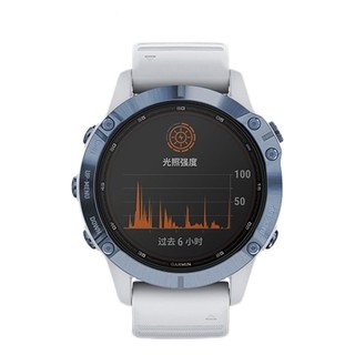 GARMIN 佳明 Fenix6 运动手表 010-02410-32 蓝白色 47mm 太阳能旗舰版