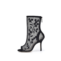 STUART WEITZMAN 斯图尔特·韦茨曼 VANNA 100系列 女士短筒靴 WE0901256C-BLK