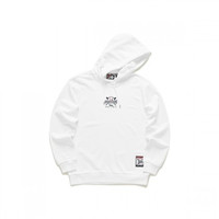 FILA 斐乐 FUSION系列 男子运动卫衣 T11M042215F-WT 白色 M