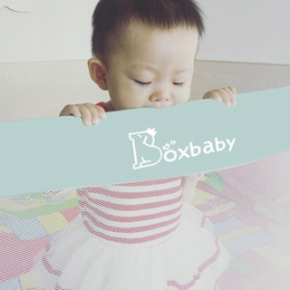 boxbaby 婴儿安全升降床护栏 单面装 薄荷绿 2m
