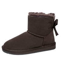 TARRAMARRA 女士短筒雪地靴 811030A 巧克力色 38