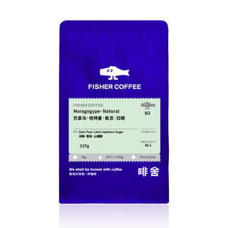 FISHER巴拿马哈特曼庄园日晒大象豆精品手冲单品咖啡豆N3