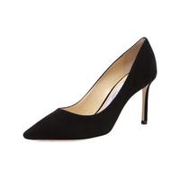 JIMMY CHOO 周仰杰 ROMY 85系列 女士皮革高跟鞋 ROMY 85 SUE 247 黑色 38