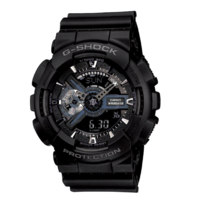 CASIO 卡西欧 G-SHOCK系列 黑武士 男士石英表 GA-110-1BDR