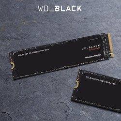 Western Digital 西部数据 SN850 2t黑盘固态硬盘2TB RGB马甲版SSD台式主机笔记本PS5游戏机PCI-E 4.0固态系统盘