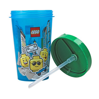 LEGO 乐高 40441724 儿童卡通吸管杯 男孩款 500ml