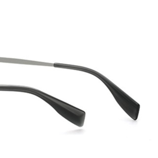 JingPro 镜邦 2040 银色钛合金眼镜框+1.67折射率 防蓝光镜片