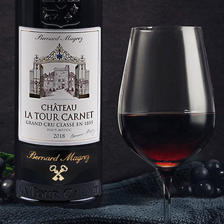 CHATEAU LA TOUR CARENT 拉图嘉利酒庄 上梅多克干型红葡萄酒 2018年 750ml