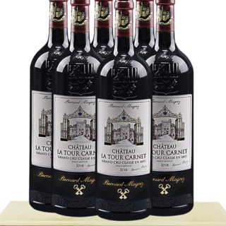 CHATEAU LA TOUR CARENT 拉图嘉利酒庄 上梅多克干型红葡萄酒 2018年 750ml