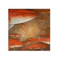 仟象映画《在这个世界相遇》40x40cm 油画布 曜石黑铝合金框