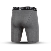 KELME/卡尔美纯色打底运动紧身裤男训练透气健身裤足球训练铲球裤（L、嫩绿）