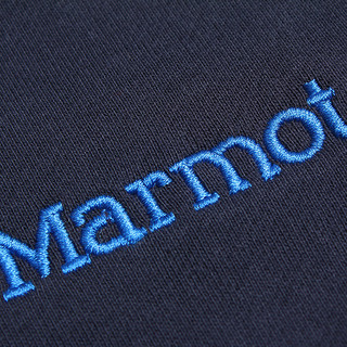 marmot/土拨鼠2021秋季新款运动户外透气百搭纯色休闲套头卫衣（M、胜利红6702）