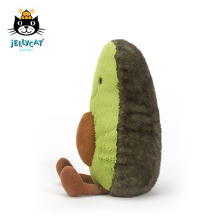 jELLYCAT 邦尼兔 英国jELLYCAT欢乐趣味牛油果绿色网红毛绒婴儿童安抚玩具抱枕包邮