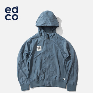 EDCO/艾德克 2020秋季新款撞色运动夹克风衣男女拼接透气外套百搭