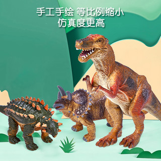 Wenno 维亮 仿真恐龙玩具儿童男孩认知动物模型摆件霸王龙三角龙
