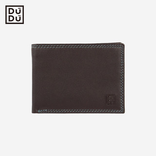 Dudu2021新款钱包男士短款真皮牛皮轻奢多层钱包卡包一体礼物潮牌
