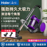 Haier 海尔 吸尘器家用大吸力卧式手持除螨大功率除尘器吸尘机HZW1207Z