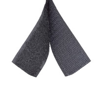 双面背胶魔术贴窗纱门帘窗帘免打孔强力背胶衣服鞋子子母贴粘扣带（黑色背胶3.0cm宽【6米毛+6米勾】）