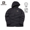 秋冬新品-salomon萨洛蒙连帽羽绒服男士运动服新款鹅绒外套（XL（成人）、黑色C20201022）