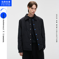 马克华菲×Unawares设计师联名棉衣男士秋冬季新款夹克式棉服外套（2XL、616浅卡其）