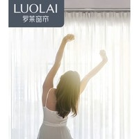 LUOLAI 罗莱家纺 杜亚智能窗帘电机 V2米家版+3米轨道+遥控