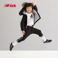 New Balance nb官方 童鞋 春夏男女童0~4岁儿童透气学步鞋574（22.5、黑色 IZ574SLA）