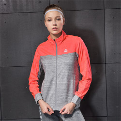 peak匹克女士春秋新款时尚撞色针织立领开胸单衣防风休闲服运动外套