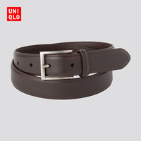 优衣库 男装 皮带 428896 UNIQLO(38 深褐色、110cm)