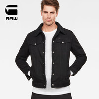 G-STAR RAW 秋冬 男士时尚潮流3301牛仔羊羔绒夹克D11152(S、Dk Aged)