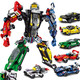 森宝积木 汇奇宝 兼容乐高积木拼装玩具变形机器人模型金刚男孩益智智力塑料6-14岁 积变赛车王