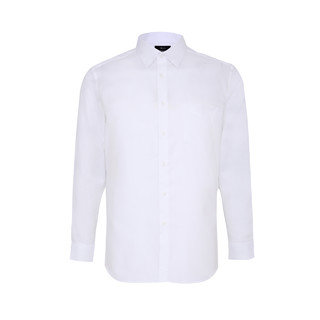 G2000男装 商场同款 经典款白衬潮流商务衬衣衬衫男长袖00140403（03/165、深蓝/78）