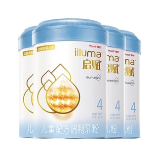 Wyeth 惠氏 illuma 启赋 蓝钻系列 儿童奶粉 国行版 4段 900g