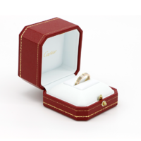 Cartier 卡地亚 戒指 Trinity结婚对戒单只18K黄金白金玫瑰金三色男女情侣同款戒指 3.5mm-B4052200