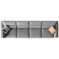 QuanU 全友 102653 简约布艺沙发 左2+右2