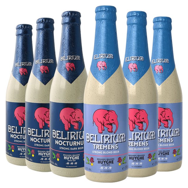 DELIRIUM 粉象 深粉*3/浅粉*3 精酿啤酒 330ml*6瓶